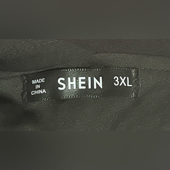 Plus Asymmetrical Neck Peplum Dress - SHEIN curve - Picture 5 of 6